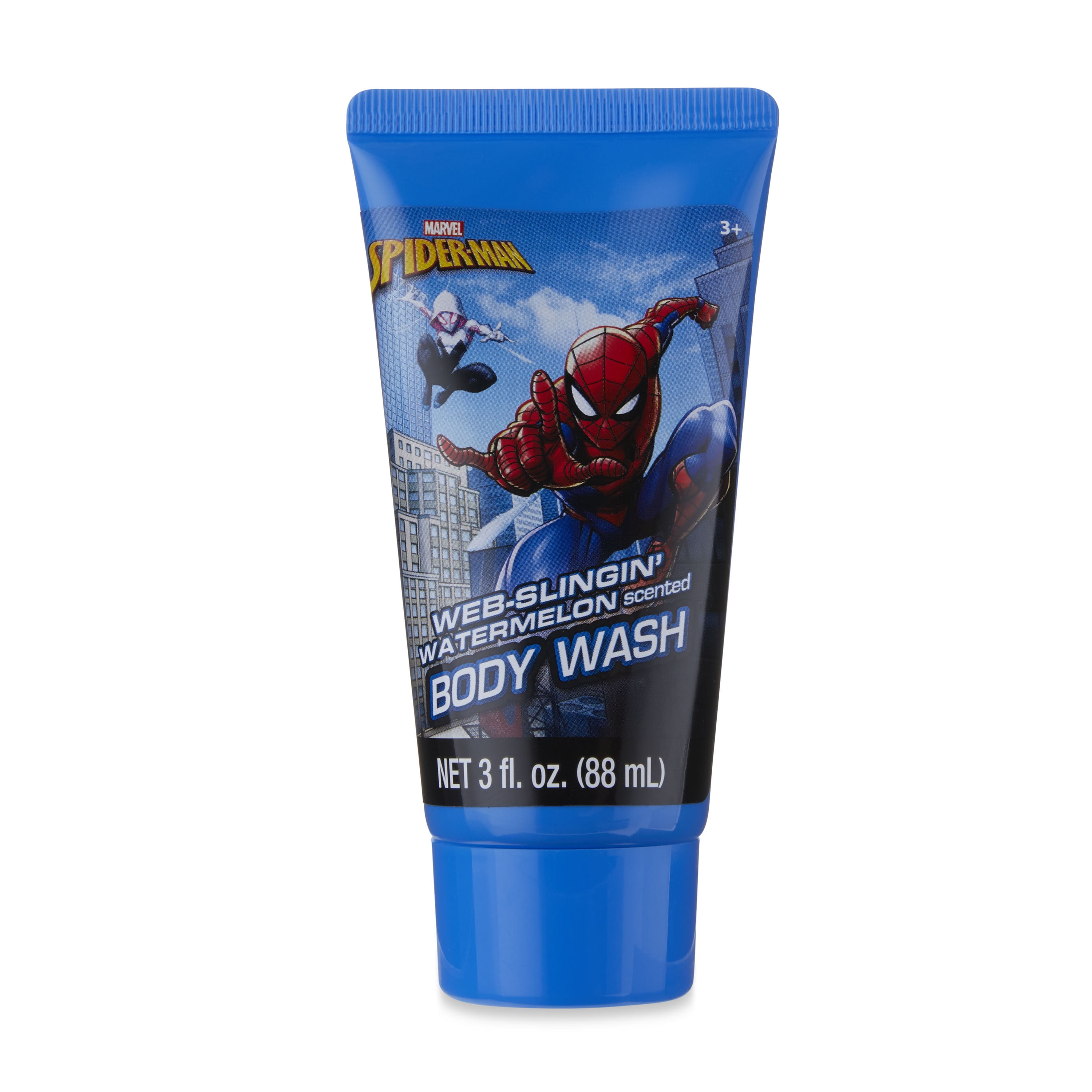 Marvel Spiderman 4-Piece Soap & Scrub Bath Set 
