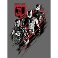 thumbnail image 2 of Junior's Zack Snyder Justice League Triple Threat Team  Graphic Tee Charcoal 2X Large, 2 of 3