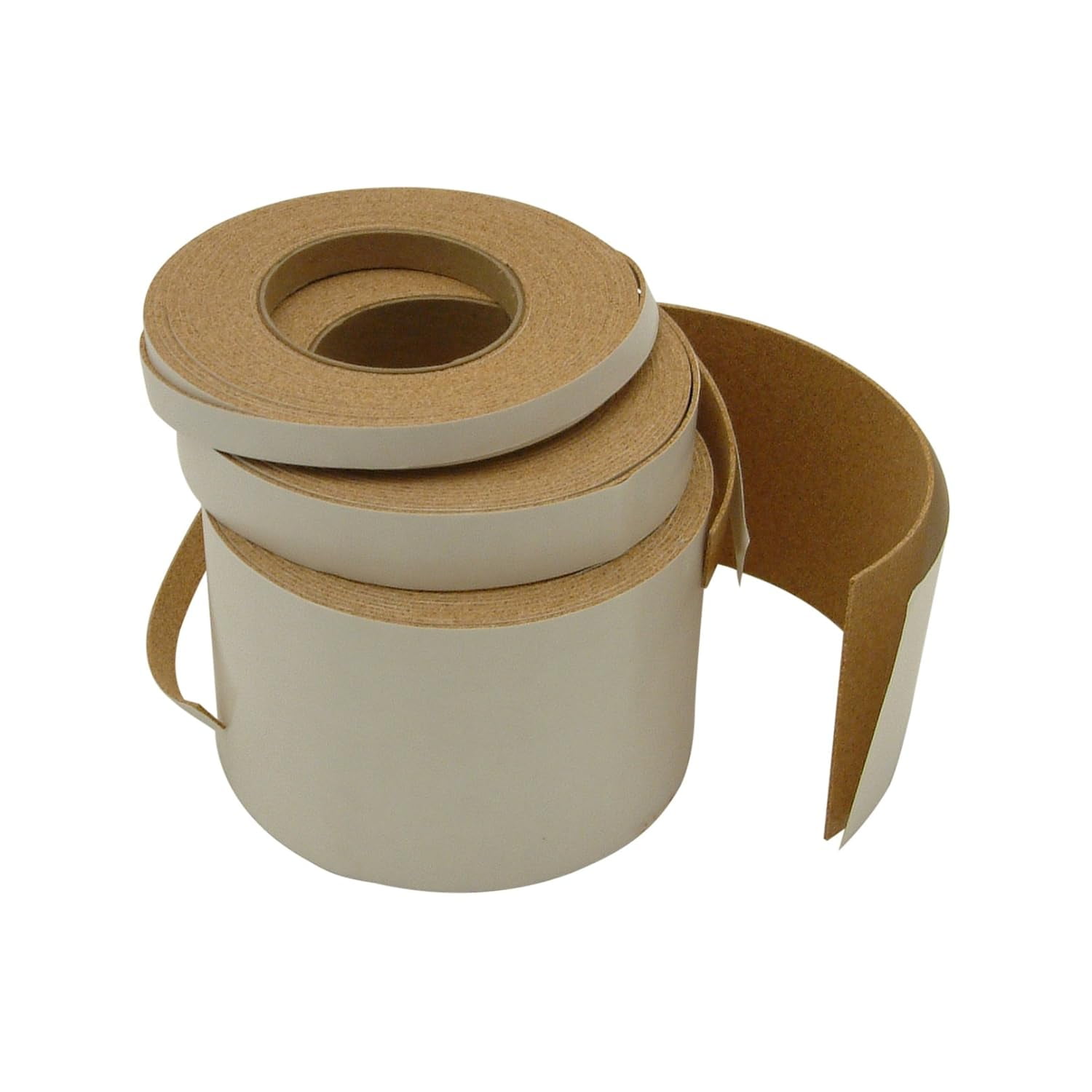 JVCC CORK-1 Adhesive-Backed Cork Tape: 1 in x 300 in. (Light Brown)