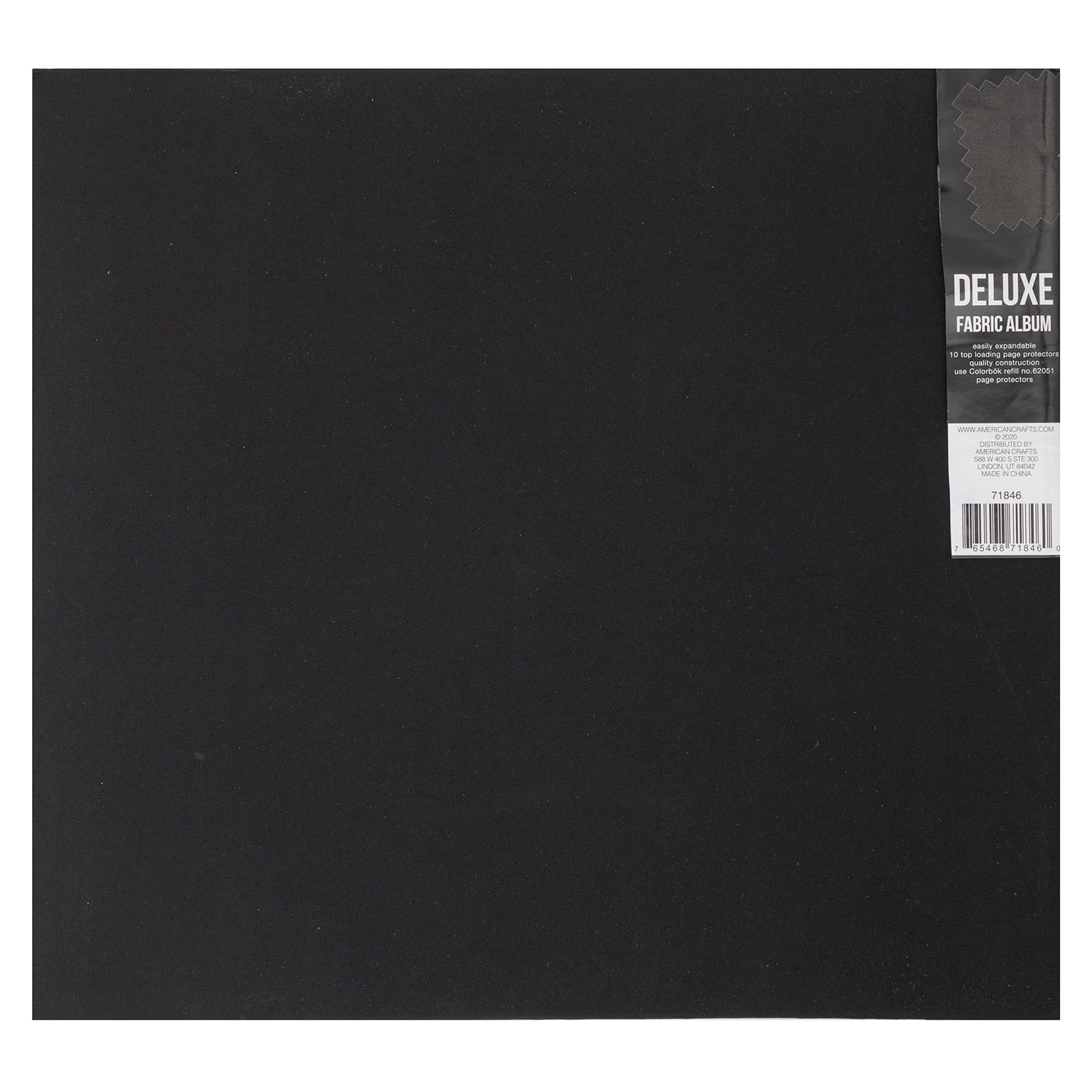 Designer Studio Scrapbook Album 12x12 Black & White post bound refillable  NEW