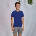 thumbnail image 4 of Ruyang Teens Active Quick Dry T-Shirts Dry Fit Athletic Performance T Shirt Sports Active Wear for Kids Boys Girls Summer Casual Tops, 4 of 8