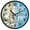 Cute Elephant and Leaf, variant on Dailycode Night Light Wall Clock Glow in The Dark 12 inch Battery Operated Silent Luminous Clocks, Groovy Floral Retro Daisies
