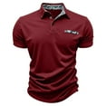 thumbnail image 3 of CYiJun Men's Cotton Polo Shirts Short Sleeve Casual Summer Shirts Classic Collared Golf Shirt with Pocket, 3 of 7