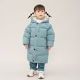 thumbnail image 5 of XBASW Kids Toddler down Cotton Jackets Mid-Length Coat Warm Winter Boys Girls Hooded Outerwears Thicken Snowsuit for 1-10 Years, 5 of 11