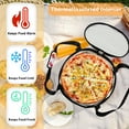 thumbnail image 2 of Numjaw Double Decker Casserole Carrier, Pie Carrier for Hot or Cold Food, Round Floral Insulated Casserole Carrier Bag for Trip, Party, Picnic, 2 of 6