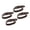 Design 9, variant on 4Pcs Outerwear Cuff Strap PU Coat Sleeve Extension Belt For Jackets Coat Windbreaker Clothing Repair
