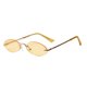 thumbnail image 2 of newfavorsdecor estilo retro unisex moda sin montura ovalado sin marco lente de color Amarillo claro Yuyangstore Gafas de sol ovales pequeñas unisex, 2 of 5