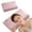 Purple, variant on Jiaeri 20 x 12 in Travel Pillow Case,Satin Travel Pillowcase for Memory Foam Neck Pillow, Soft Satin Pillow Cover with Zipper Closure for Home Travel Use