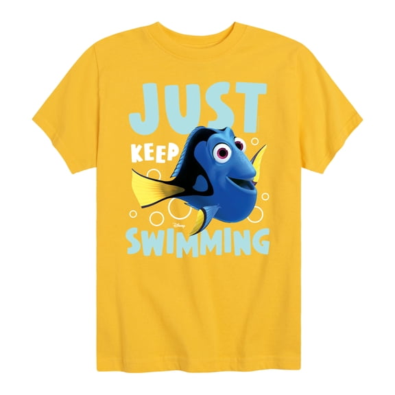 Finding Nemo - Just Keep Swimming - Toddler And Youth Short Sleeve Graphic T-Shirt