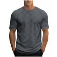 thumbnail image 2 of CYiJun George Mens Workout Shirts Quick Dry Moisture Wicking Short Sleeve Mesh Athletic T-Shirts,Sizes M-3XL, 2 of 5