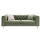 thumbnail image 1 of Light Fabric Sofa Set Furniture Veet 1- 3 Seat Honeycomb Stainless Steel Living Room Sofas For Home Hotel Minimalist My Lux Decor Round, 1 of 8