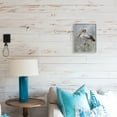 thumbnail image 2 of Pelican Resting on Wooden Pillar Soft Grey 11 in x 14 in Framed Painting Art Print, by Stupell Home Décor, 2 of 7