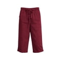 thumbnail image 5 of Womens Bermuda Shorts Loose Fit Straight Leg Cropped Pant Elastic Waist Beach Vacation Casual Summer Shorts, 5 of 5