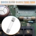 thumbnail image 2 of Unique Bargains 30pcs 4A Quick Blow Glass Tube Fuse Breaking Voltage 250V 6x30mm 0.24"x1.18" Fuse Glass Tube for Car, 2 of 6