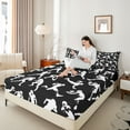 thumbnail image 4 of Castle Fairy Adults Female Men Football Print Twin Sheet Sets 3pcs,Sport Theme Twin Fitted Sheet Microfiber,Ball Gamer Breathable Flat Sheet,Ultra Soft Home Decor, 4 of 7