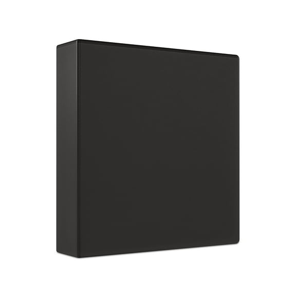 Staples 2" Simply View Binder with Round Rings Black 374810