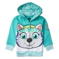 thumbnail image 2 of Nickelodeon Toddler Paw Patrol Character Big Face Costume Zip-up Hoodies (3T, Everest), 2 of 3