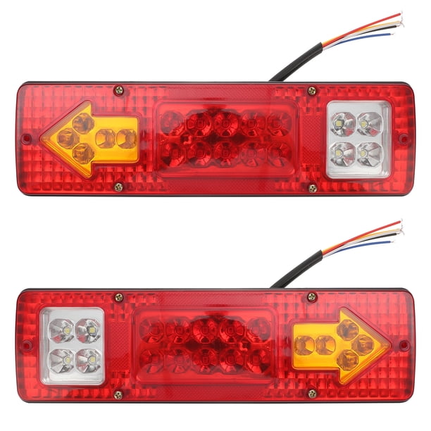 2 luces traseras LED para remolque de 12 V, luces de señalización para camiones y remolques.