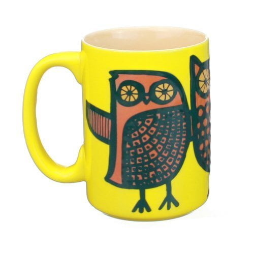 Kitsch'n Glam Owl Mug (Yellow)