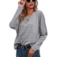thumbnail image 4 of Top De Manga Larga, Blusas Ajustadas Que No Dañan La Piel, Cuello Redondo De Moda Informal Para Exteriores ANGGREK Ocean Broad Surfboard Fins, 4 of 6