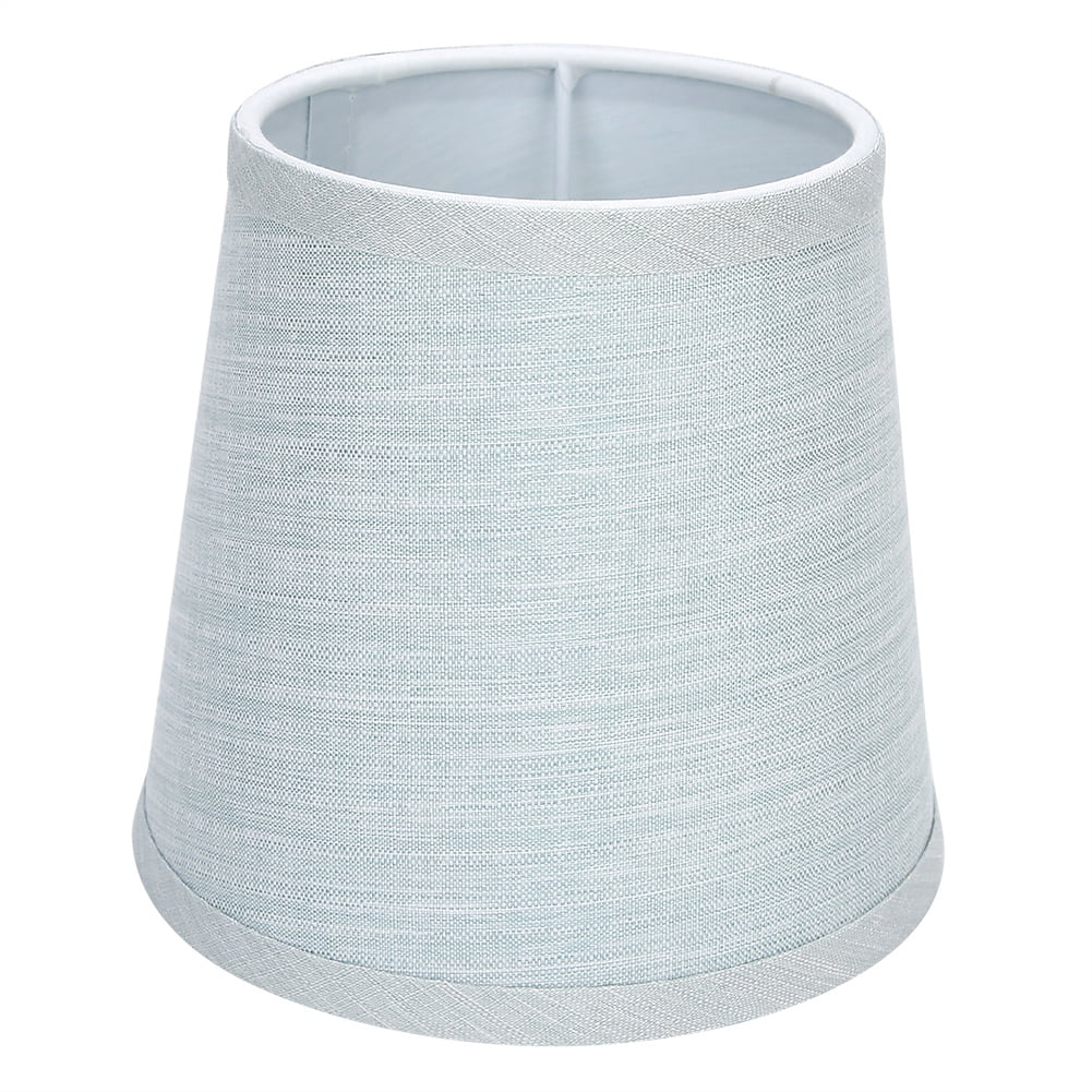 NFTIGB E14 Household Cloth Art Chandelier Lampshade, Floor Lamp Shade Light Cover for Table Lamps, Wall Lamps and Pendants. Modern Minimalist Light Blue Design, 5.9 inches / 15 cm Width