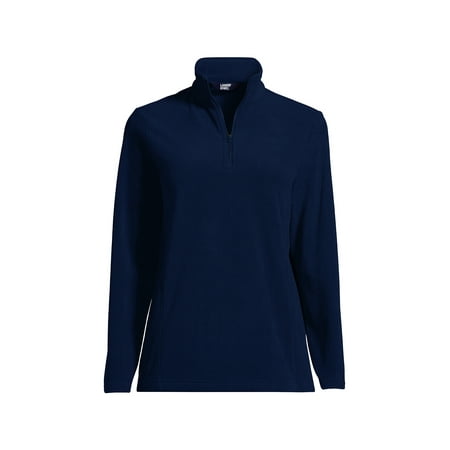 Lands' End Women's Petite Anyweather Fleece Quarter Zip Pullover