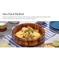 thumbnail image 6 of Nambe - Nara Collection -  13" x 3.5" Curved Chip & Dip Bowl, Made with Nambe Alloy and Acacia Wood, 6 of 8
