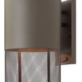 thumbnail image 2 of 1 Light Large Outdoor Wall Lantern in Modern-Industrial Style 7.25 inches Wide By 21.75 inches High-Buckeye Bronze Finish-Incandescent Lamping Type, 2 of 2