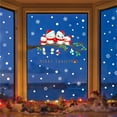 thumbnail image 2 of Christmas Bird Window Stickers Anti-static Branch Visible Self-adhesive Colorful Snowflake Decorations Stocking Wall Mirror Glass Decals New Year Favors Type 1, 2 of 8
