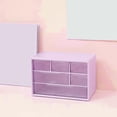 thumbnail image 4 of Desktop Drawer Storage Box, 6 Grids, For Small Items With Jewelry, Beauty Lenses, 4 of 8