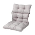 thumbnail image 2 of GUOOL 43" Deck Chair Cushion Lounge Tufted Chaise High back Padding Pool Recliner Mat Gray, 2 of 9