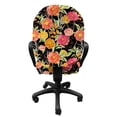 thumbnail image 3 of Botanical Office Chair Slipcover, Hand-drawn Summer Meadow Flowers Fantasy Romantic Bouquet Garden Plants, Protective Stretch Decorative Fabric Cover, Standard Size, Multicolor, by Ambesonne, 3 of 5