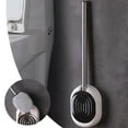thumbnail image 2 of Toilet Brush and Holder Set with Drip Tray | Toilet Bowl Brush & Toilet Bowl Cleaner Brush Combo | Bathroom Cleaning Organizer | Strong Bristles | Easy Maintenance | Xuniizn, 2 of 8
