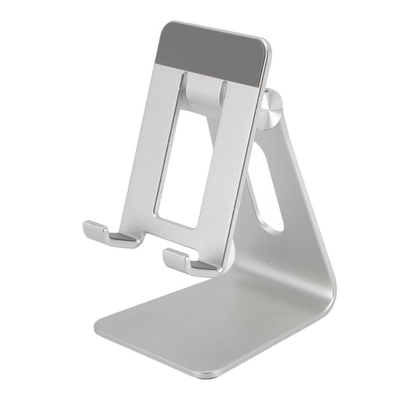 Suodoka Adjustable Angle Metal Desk Phone Stand, Non‑Slip Base, Durable & Easy‑Clean, Ideal for Reading & Live Streaming