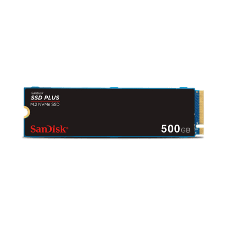 SanDisk 500GB SSD PLUS M.2 NVMe PCIe Gen 3.0, Internal Solid State Drive - SDSSDA3N-500G-G26