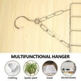 thumbnail image 5 of Geynutaly Portable Stainless Steel Clothes Drying Rack, for Hanging Clothes, Towels, Socks, Silver, 5 of 7