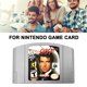 thumbnail image 5 of Tarjeta de consola de videojuegos versión de EE. UU. serie de juegos tarjeta de cartucho tarjetas de juego para N64, 5 of 7