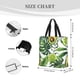 thumbnail image 3 of Fotbe Watercolor Green Tropical Bolsa Tote con Estampado para Mujer, Bolsos con Cremallera, Bolsa de Hombro Casual de Gran Capacidad con Bolsillos Internos, 3 of 7