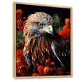 thumbnail image 2 of Designart "The Prismatic Majesty Of The Bold Eagle I" Animals Eagle Floater Framed Wall Art Living Room, 2 of 5