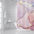 thumbnail image 5 of Teissuly Polyester Shower Curtain, Design And Polyester, Weighted Hem, Shower Curtains Set For Bathroom ，Abstract Modern Ink Shower Curtain Teissuly WER202310232176, 5 of 5