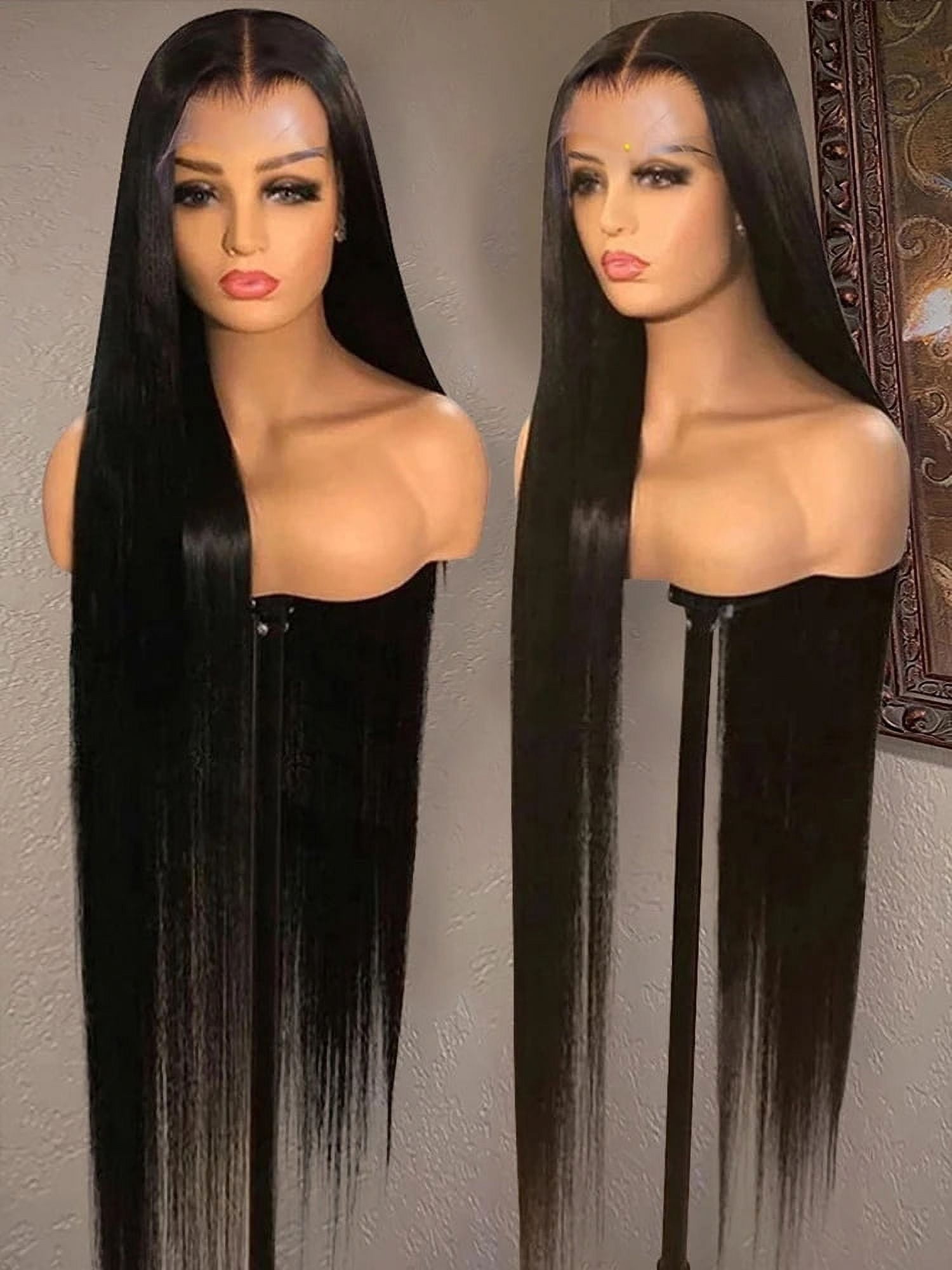34 Inch Bone Straight 13x4 Lace Front Human Hair Wigs For Women Brazilian 360 Transparent Human Hair Lace Frontal Wig