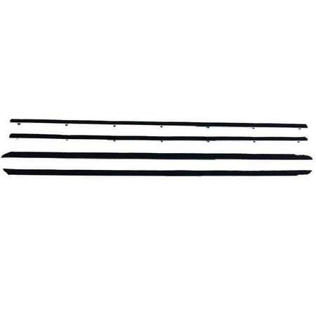 Fairchild KF2098 Belt Weatherstrip Kit For 1964-1966 Ford Mustang (Inner & Outer Driver side and Passenger side)