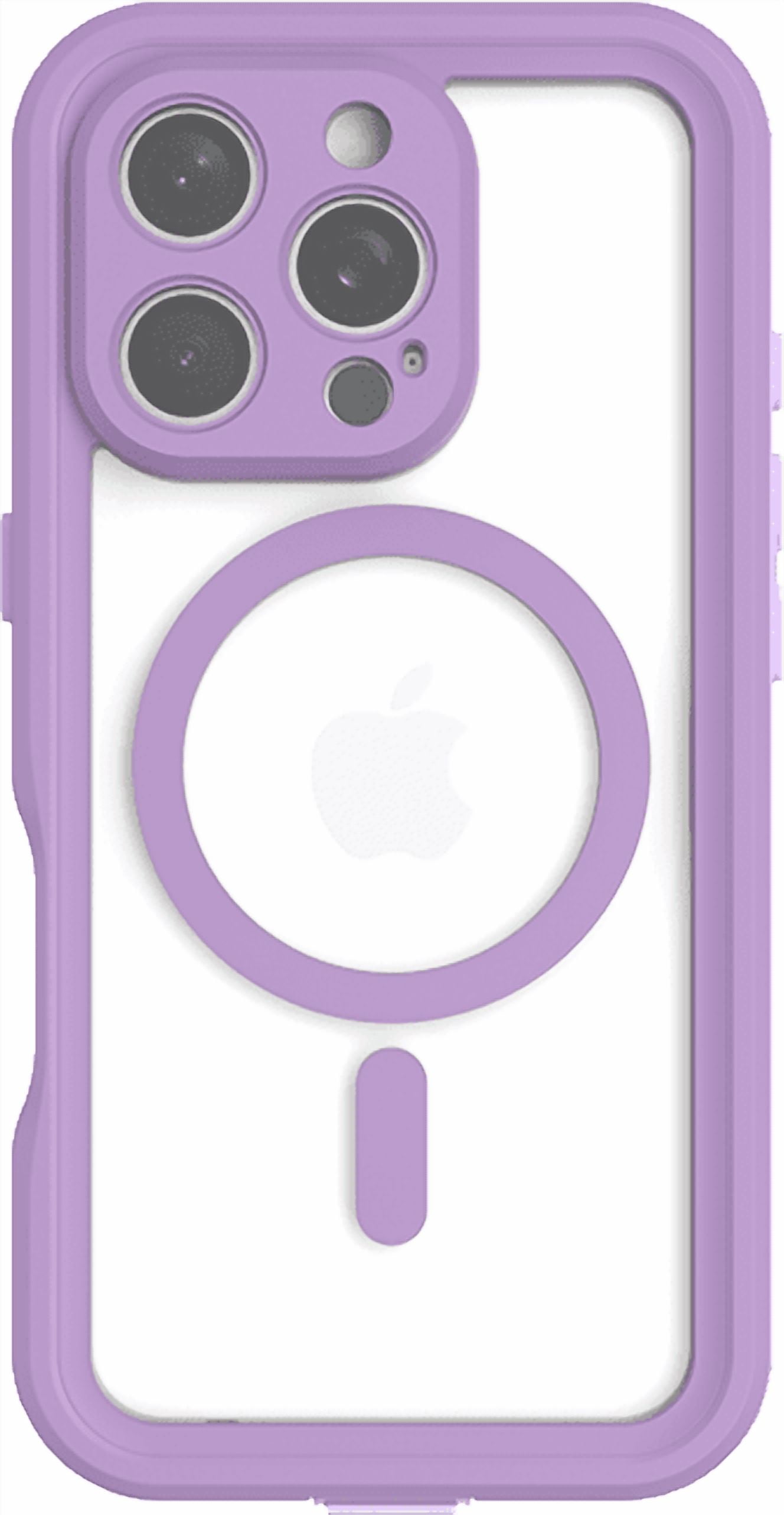 Body Glove Tidal Waterproof with MagSafe Case for iPhone 16 Pro, Lavender/Clear