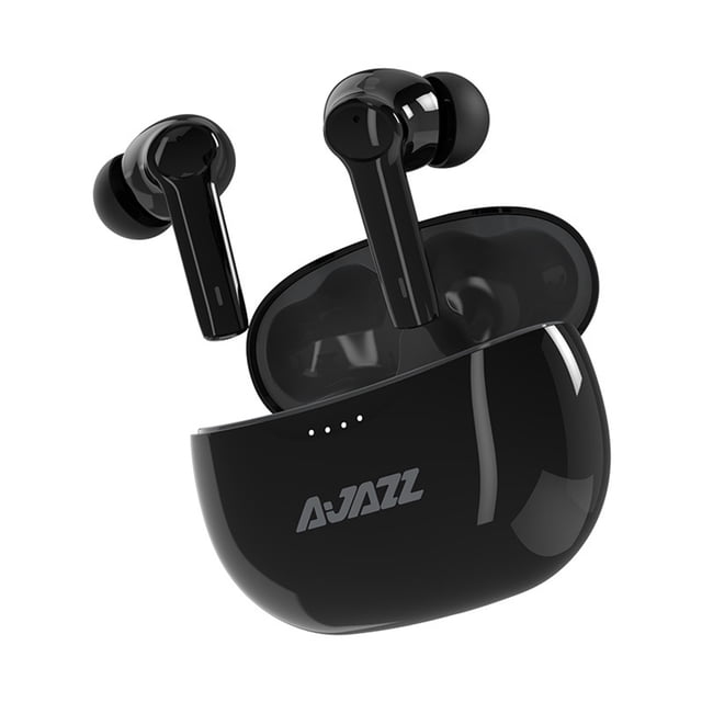 Ajazz TWS Bluetooth Compatible con los deportes Auriculares en el oído auriculares con caja de carga Control de volumen Auriculares Estéreo Audio Negro Methold EL005300-01B