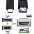 thumbnail image 3 of ESATA to USB C Cable USB Type C Male Host to ESATA ESATAp HDD Cable for Laptop PC, 3 of 7