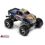 Traxxas TRA36076-3-BLUE Stampede VXL 1-10 Scale Monster Truck Ready to Run with TSM - Blue