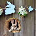 thumbnail image 2 of TIELUTT Easter Bunny Tree Hole Acrylic Birds on A Wire Stained Glass Hanging Panel Computer Lights for Desktop Festive Car Decorations Interior Cute Hot for Chandelier Easter Trees to Decorate, 2 of 5