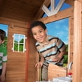 thumbnail image 5 of Backyard Discovery Scenic Heights Cedar Wooden Elevated Playhouse, Play Kitchen, Deck, 5 of 9