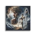 thumbnail image 2 of BYGFHLYW Jesus Art Craft Diamond Art Painting Kits,Full Round Dril Gem art Kits,Home Wall Decor 13.8*13.8In, 2 of 7