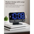 thumbnail image 2 of Reloj Odokee con alarma digital, 2 pulgadas, números grandes, 5 sonidos, 2 of 8